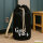 Seesack Good Vibes Schriftzug 20 Liter Rucksack Black