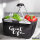 Einkaufskorb faltbar Great Life Schriftzug 20 Liter Tragekorb Black