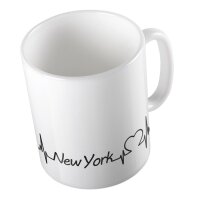 Kaffeetasse New York Weiß 330ml