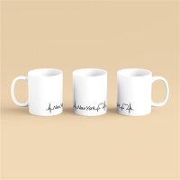 Kaffeetasse New York Weiß 330ml