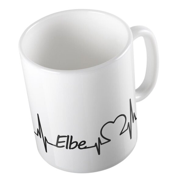 Kaffeetasse Elbe Weiß 330ml