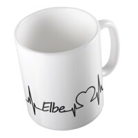 Kaffeetasse Elbe Weiß 330ml