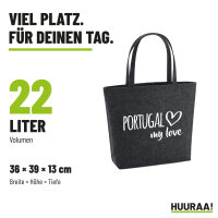 Filzshopper Portugal my love, 22 Liter