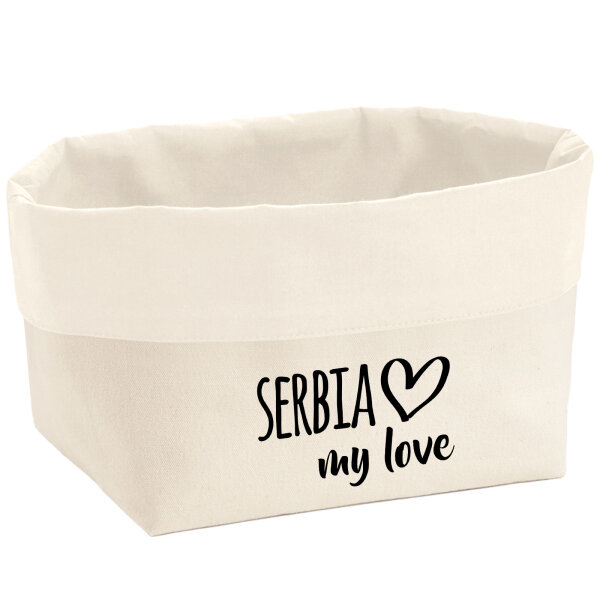 Organizer Serbia my love Aufbewahrungskorb