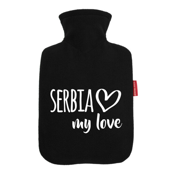 Wärmflasche Serbia my love