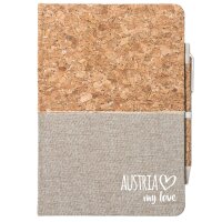 Notizbuch A5 Austria my love 80 Blatt inkl. Kugelschreiber
