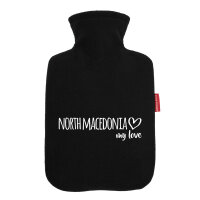 Wärmflasche North Macedonia my love