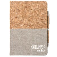 Notizbuch A5 Vatican my love 80 Blatt inkl. Kugelschreiber