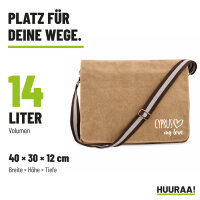 Umhängetasche Cyprus my love, Canvas, 14 Liter