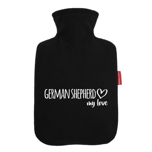 Wärmflasche German Shepherd my love