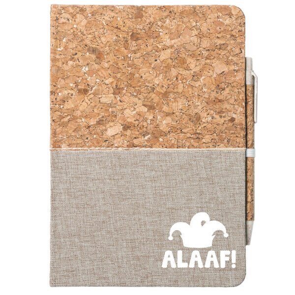 Notizbuch A5 Alaaf Narrenkappe 80 Blatt inkl. Kugelschreiber