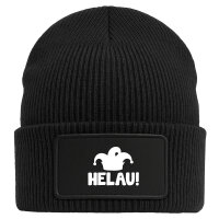 Beanie Helau Narrenkappe Black Mütze