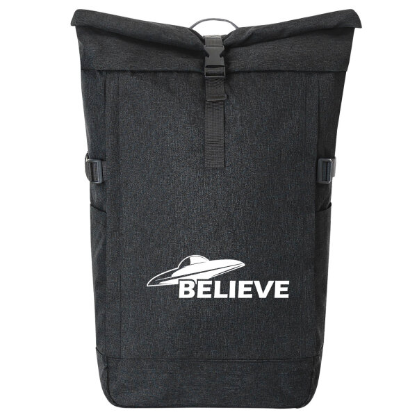 Kurierrucksack UFO Believe 30-44 Liter Black Melange