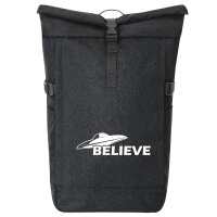Kurierrucksack UFO Believe 30-44 Liter Black Melange