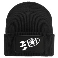 Beanie Rakete Raumschiff Black Mütze