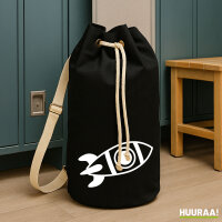 Seesack Rakete Raumschiff 20 Liter Black