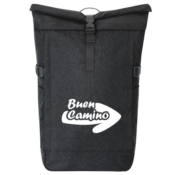 Kurierrucksack Buen Camino Pfeil 30-44 Liter Black Melange