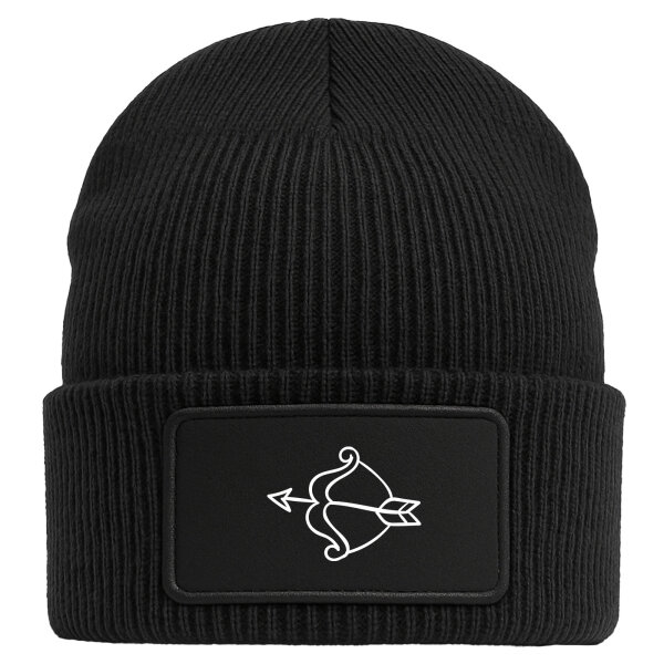 Beanie Amors Pfeil Bogen Black Mütze