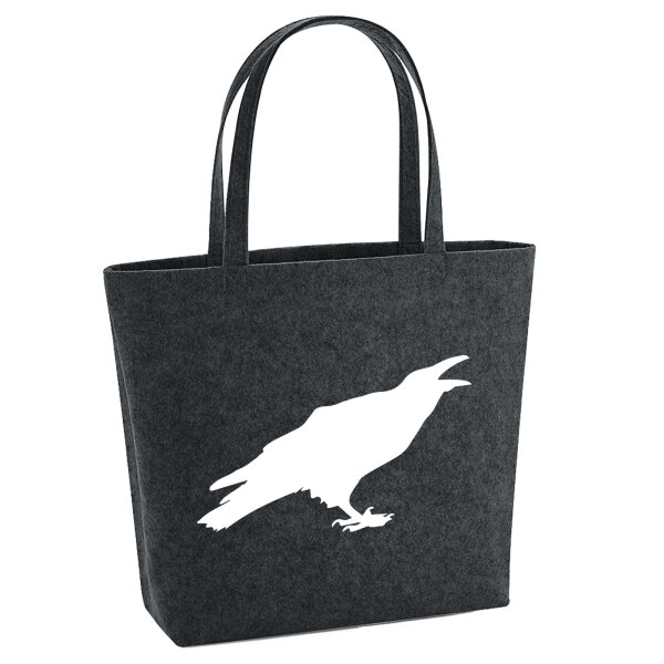 Filzshopper Rabe Silhouette 22 Liter Filztasche