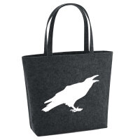 Filzshopper Rabe Silhouette 22 Liter Filztasche