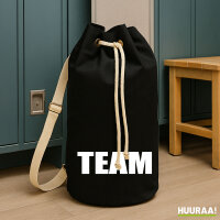 Seesack Team Schriftzug 20 Liter Black