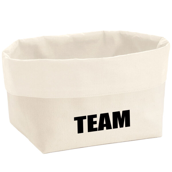 Organizer Team Schriftzug Aufbewahrungskorb