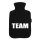 Wärmflasche Team Schriftzug