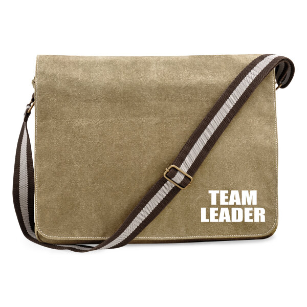 Umhängetasche Team Leader Schriftzug 14 Liter
