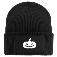 Beanie Halloween Kürbis Pumpkin Black Mütze