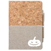 Notizbuch A5 Halloween Kürbis Pumpkin 80 Blatt inkl. Kugelschreiber