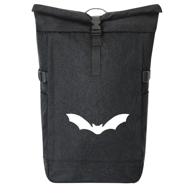 Kurierrucksack Fledermaus  Silhouette 30-44 Liter Black Melange