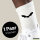 Socken Fledermaus  Silhouette Größe 37/46 White Motiv Tennissocken