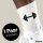 Socken Hantel Silhouette Größe 37/46 White Motiv Tennissocken