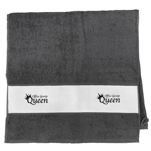 Handtuch Office Gossip Queen Krone 50x100cm