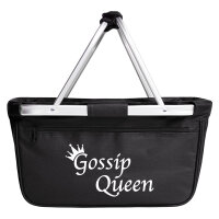 Einkaufskorb faltbar Gossip Queen Krone 20 Liter...