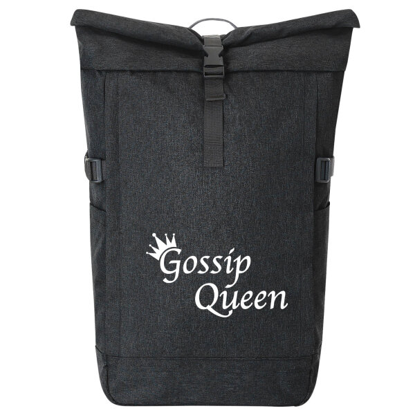 Kurierrucksack Gossip Queen Krone 30-44 Liter Black Melange