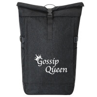 Kurierrucksack Gossip Queen Krone 30-44 Liter Black Melange