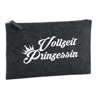 Kulturbeutel Vollzeit Prinzessin Krone 1 Liter Filz...