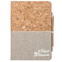 Notizbuch A5 Vollzeit Prinzessin Krone 80 Blatt inkl. Kugelschreiber