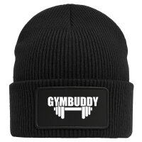 Beanie Gymbuddy Hantel Black Mütze