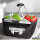 Einkaufskorb faltbar Gymbuddy Hantel 20 Liter Tragekorb Black