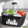 Einkaufskorb faltbar Gymbro Hantel 20 Liter Tragekorb Black