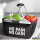 Einkaufskorb faltbar No pain gain Hantel 20 Liter Tragekorb Black