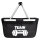 Einkaufskorb faltbar Train hard Hantel 20 Liter Tragekorb Black