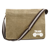 Umhängetasche Train hard Hantel 14 Liter