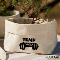Organizer Train hard Hantel Aufbewahrungskorb