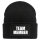 Beanie Team Member Schriftzug Black Mütze