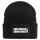 Beanie Save Water Drink Wine Weinflasche Black Mütze