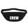 Bauchtasche Crew Schriftzug 2,5 Liter Black Crossbody Bag