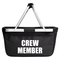 Einkaufskorb faltbar Crew Member Schriftzug 20 Liter...